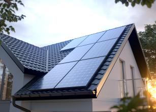 maison avec panneaux solaire à mazamet