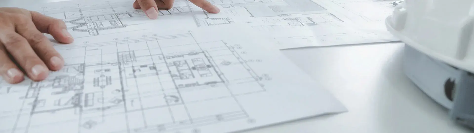 Photo d'un plan de travaux