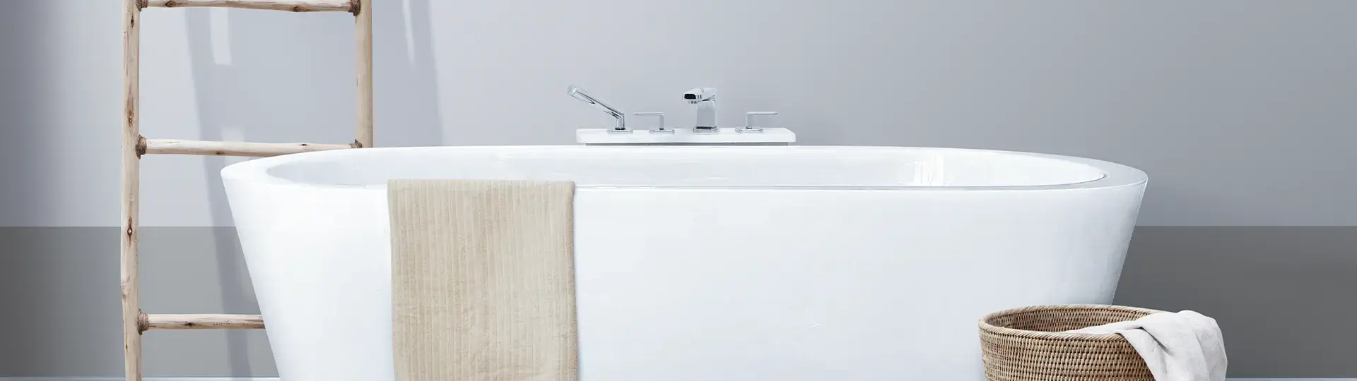 Une baignoire moderne