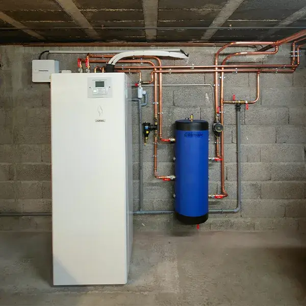 Chaudière en sous-sol