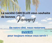 La société Carcelles vous souhaite de bonnes vacances
